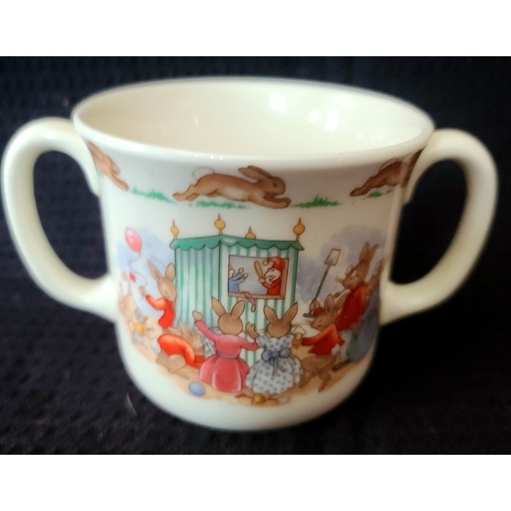 Royal Doulton Bunnykins Two Handled Loving Cup English Fine Bone China Mug